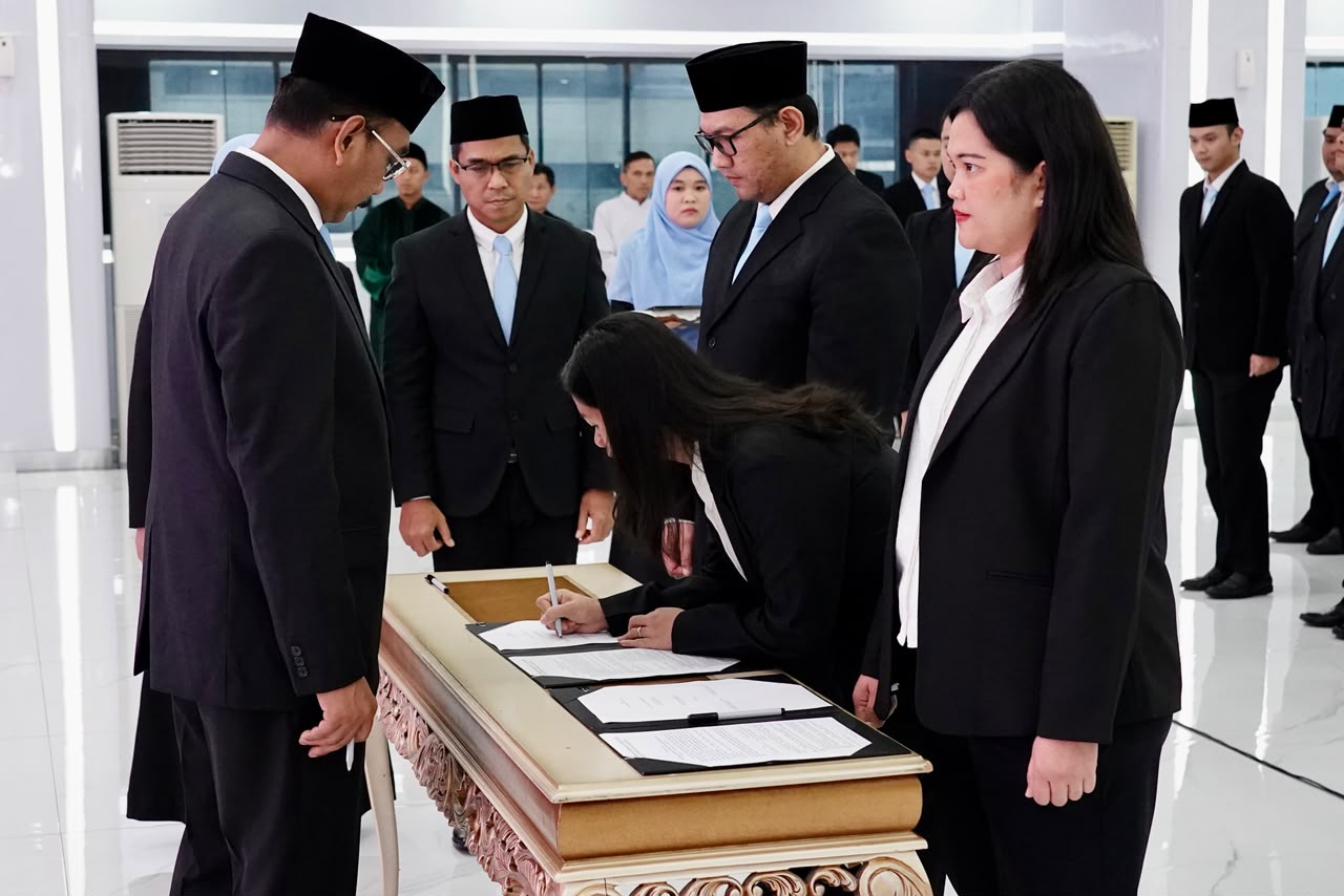 Lantik 1.361 Pejabat ATR/BPN, Sekjen: Amanah Baru untuk Jadi Motor Penggerak Perubahan