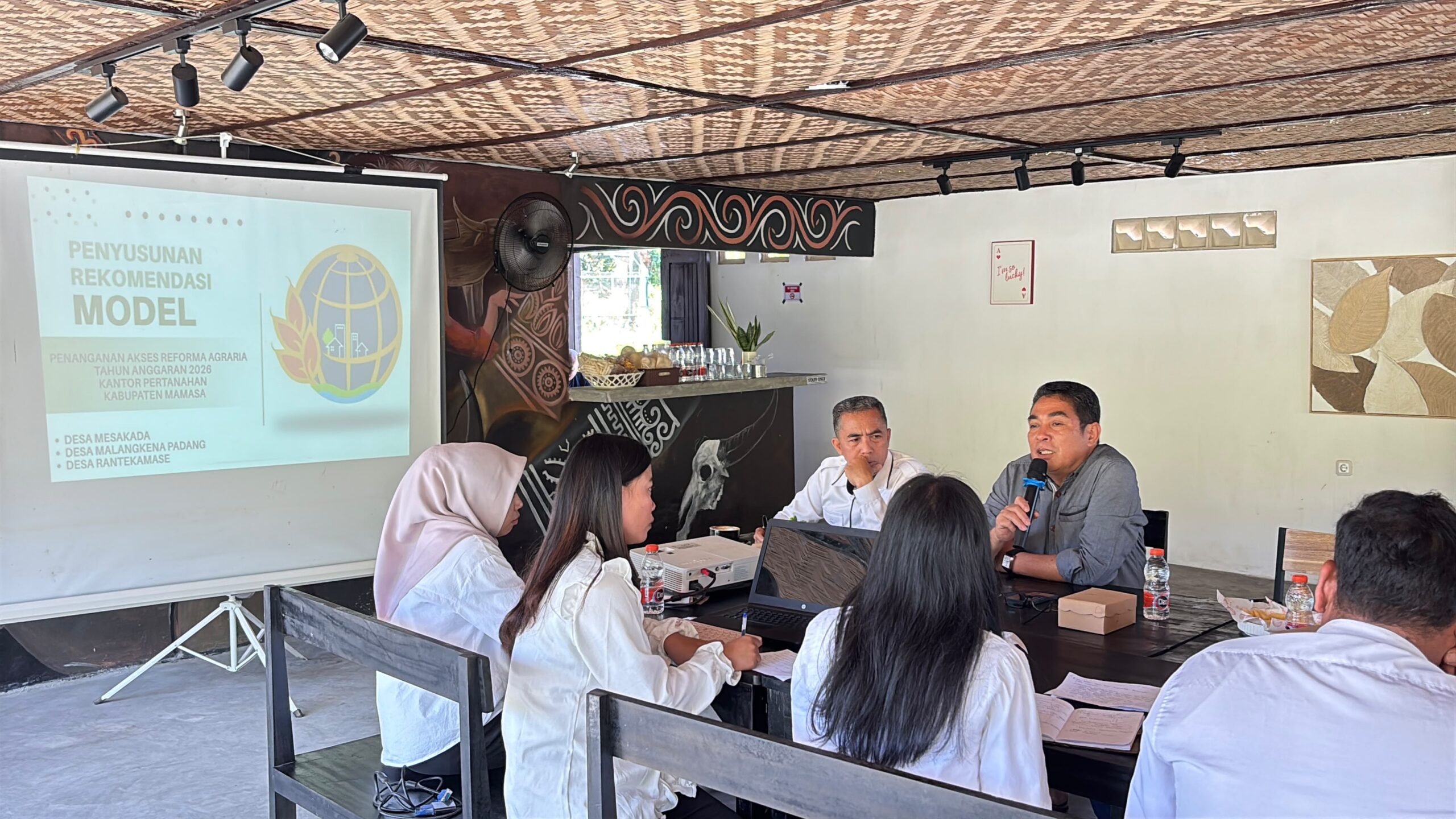 Kantor Pertanahan Mamasa Susun Data Penataan Akses Reforma Agraria