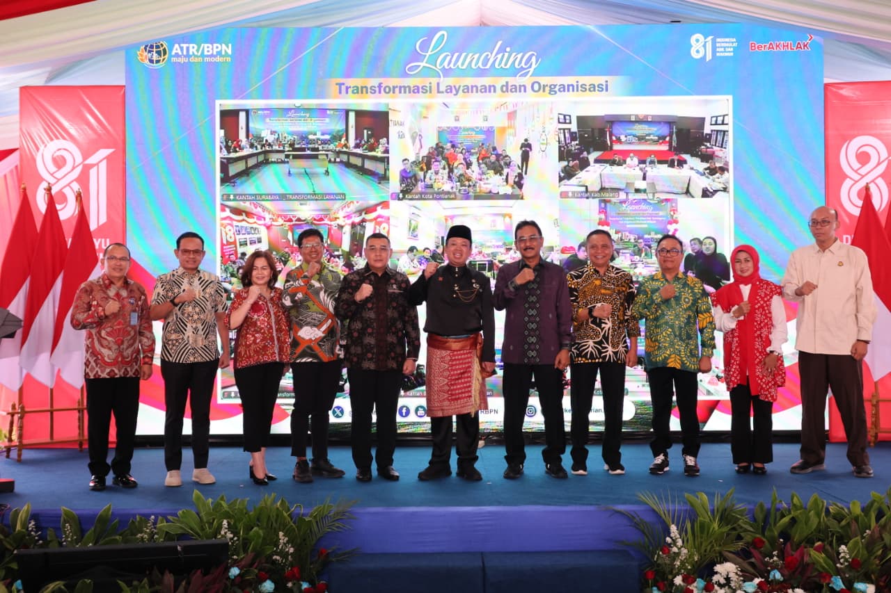 HUT ke-81 Republik Indonesia, Kementerian ATR/BPN Luncurkan Tiga Program Transformasi Pelayanan