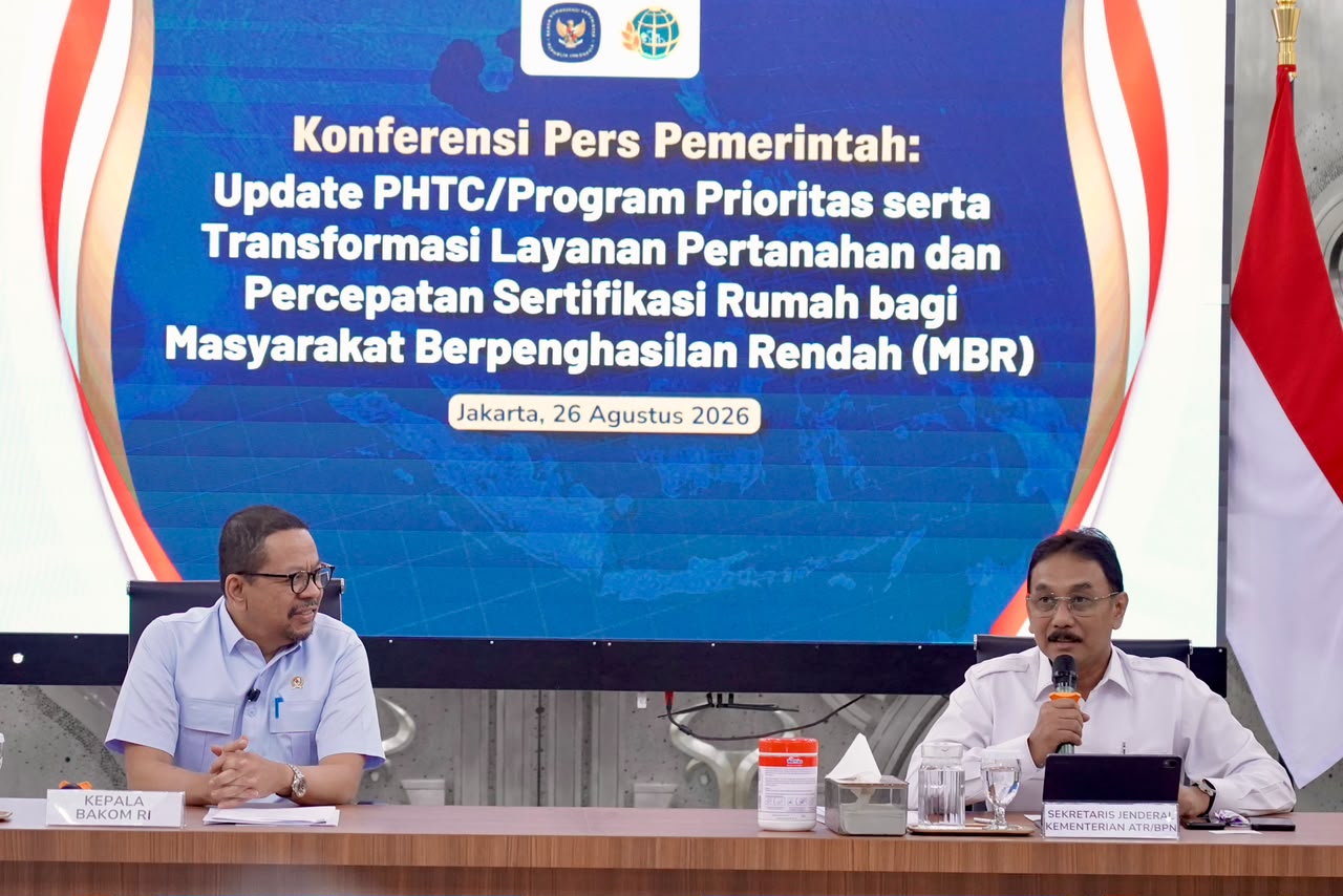 Sekjen ATR/BPN Jelaskan Tiga Transformasi untuk Percepat Layanan Pertanahan kepada Masyarakat