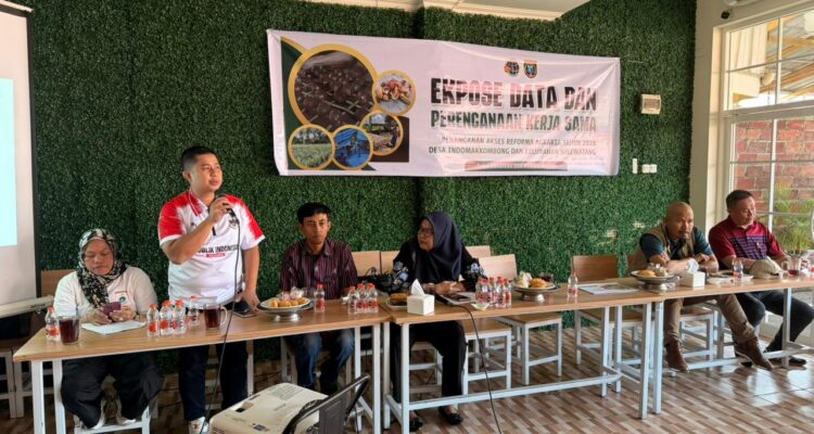 POLEWALI MANDAR – Kantor Pertanahan Kabupaten Polewali Mandar menggelar Ekspose Pemetaan Sosial Penataan Akses Reforma Agraria