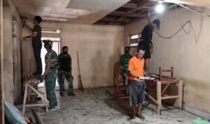 Usai Bedah 5 Rumah Warga, Kodim 1402/Polman Kini Rehab Panti Asuhan
