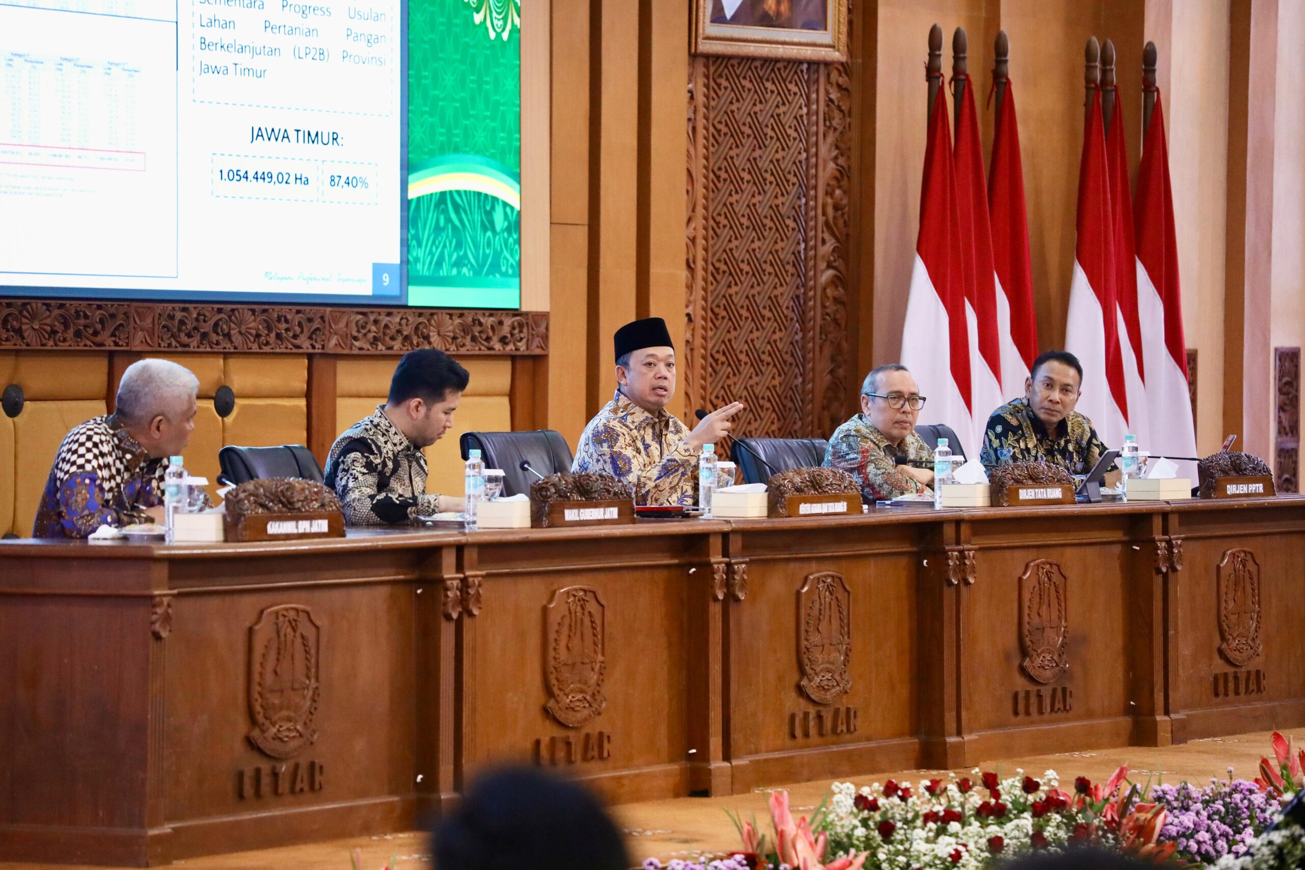 LP2B Jatim Lampaui Target, Menteri Nusron Minta Pemda Segera Integrasikan ke dalam RTRW