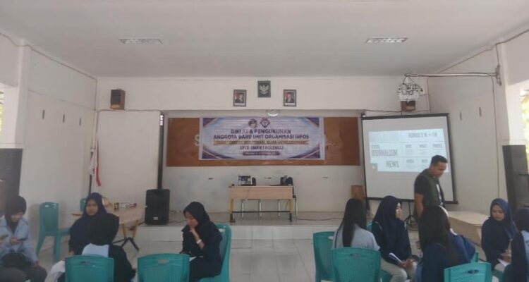INFOS SMAN 1 Polewali Selenggarakan Diklat dan Pengukuhan Anggota Baru 2026/2027