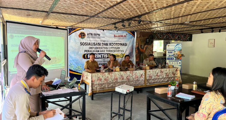 Perkuat Sinergi Antarinstansi, Kantor Pertanahan Mamasa Sosialisasikan Layanan PERINTIS 10 Hari
