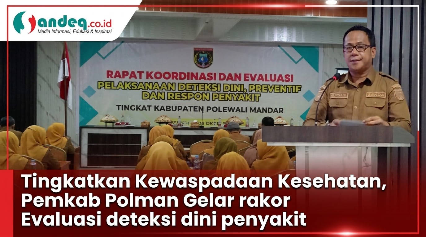 Tingkatkan Kewaspadaan Kesehatan, Pemkab Polewali Mandar Gelar Rakor Evaluasi Deteksi Dini Penyakit