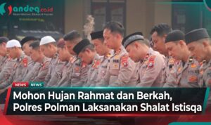 Mohon Rahmat dan berkah, Polres Polman Laksanakan Sholat Istisqa