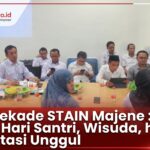 Satu Dekade STAIN Majene : Siap Kawal Hari Santri, Wisuda, hingga Akreditasi Unggul