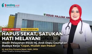 Wakil Direktur Bidang Pelayanan RSUD Hj. Andi Depu Gaungkan Budaya Kerja “Cepat, Mudah, Peduli” : Hapus Sekat, Satukan Hati Melayani