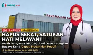 Wakil Direktur Bidang Pelayanan RSUD Hj. Andi Depu Gaungkan Budaya Kerja “Cepat, Mudah, Peduli” : Hapus Sekat, Satukan Hati Melayani Wakil Direktur Bidang Pelayanan RSUD Hj. Andi Depu Gaungkan Budaya Kerja “Cepat, Mudah, Peduli” : Hapus Sekat, Satukan Hati Melayani