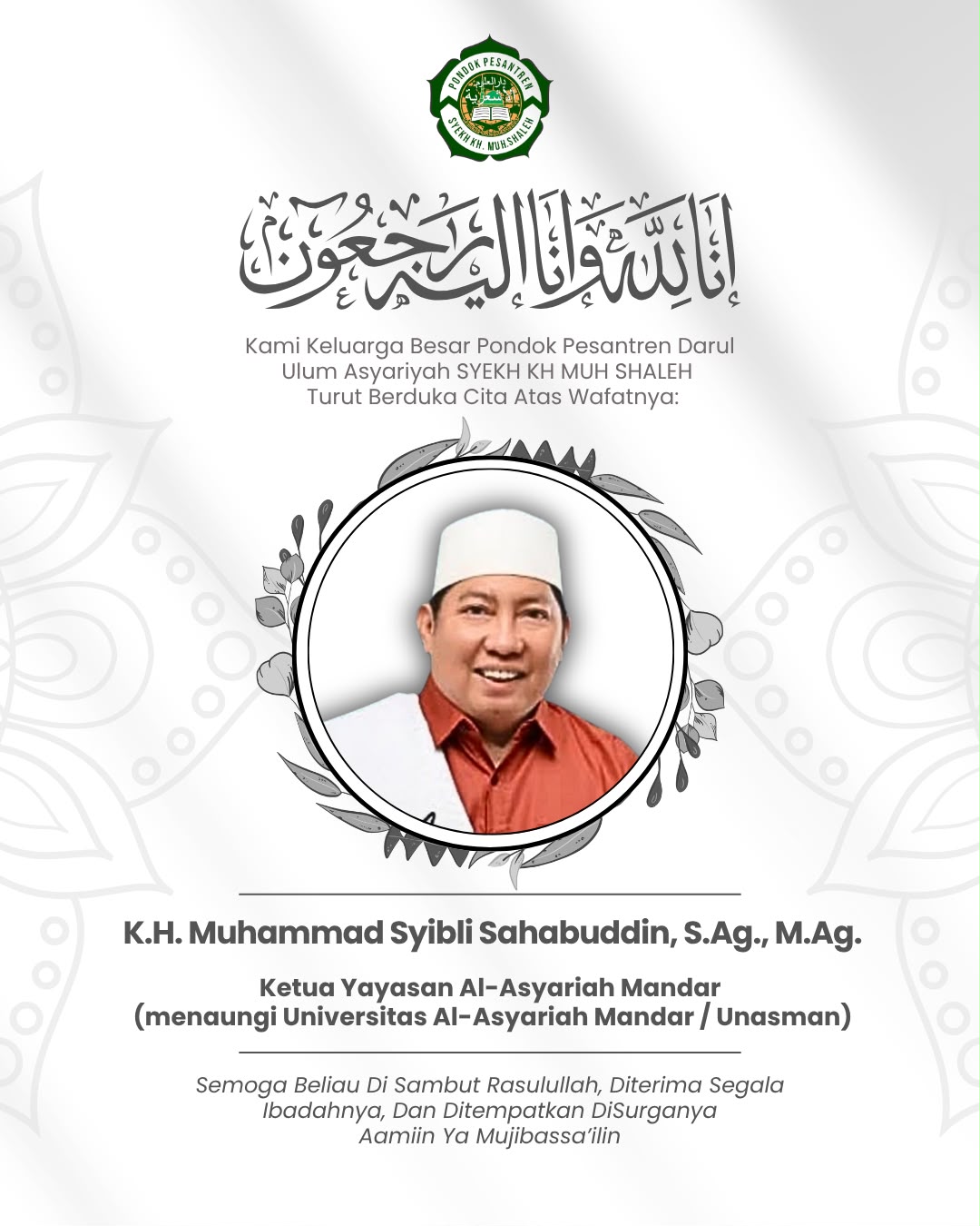 Lentera yang Takkan Padam : Membumikan Gagasan dan Warisan Sang Annangguru SYBLI