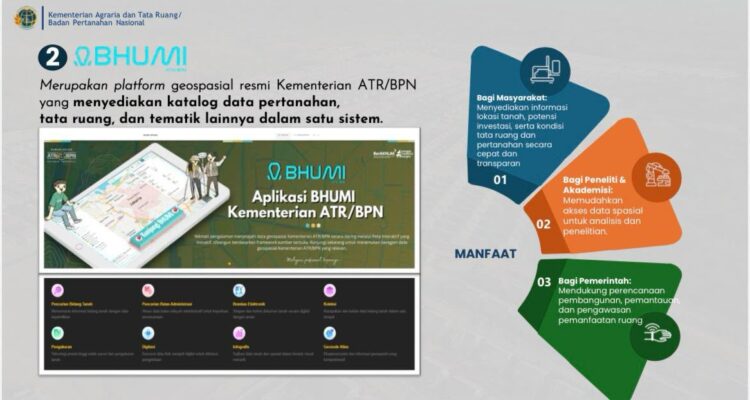 Mengenal Bhumi ATR/BPN, Cara Menelusuri Informasi Pertanahan Lewat Peta Digital Mengenal Bhumi ATR/BPN, Cara Menelusuri Informasi Pertanahan Lewat Peta Digital
