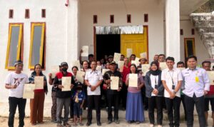 Penyerahan Sertipikat PTSL 2026 di Desa Mannababa, Wujud Nyata Kepastian Hukum Tanah bagi Warga Mamasa